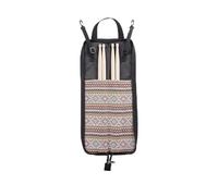 RiToEasysports Bolsa para Baquetas, Soporte Portátil para Baquetas de Tela Oxford con Asas Dobles y Ganchos para Colgar, Se Adapta a 4 Pares de para Práctica de Actuaciones