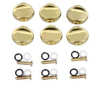 RiToEasysports Botones de Clavija de Ajuste de Metal Suave Mesa de Interruptor de Apariencia de Moda para Guitarra, 6º para Guitarristas (Dorado)