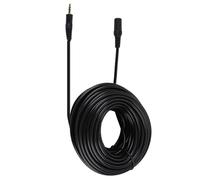 RiToEasysports Cable de Cable de la Extensión de Audio Masculina de 3.5 Mm a 3.5 Mm en el Sonido HIFI - Compatibilidad Universal - Conveniente para Usuarios de Teléfonos Inteligentes Negros de 30 M