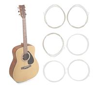 RiToEasysports Cadenas de Guitarra Clásica, Tono Clásico Estándar, Fácil de Tocar, Tono Cálido y Sostenido, Respuesta Rápida, Respuesta Rápida, Aleación de Nylon y Cobre, Adecuado para Principiantes