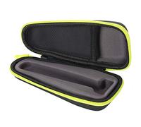 RiToEasysports Caja de almacenamiento portátil de desplazamiento de cuchilla recta para barbero eléctrico QP2530 / QP2520, diseño de bolsas de red protectoras, ahorro de espacio, para la casa y el