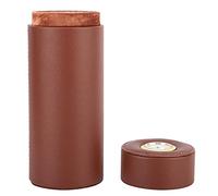 RiToEasysports Caja de Almacenamiento Portátil de Madera de Cuero PU para Humidificador de Puros para el Hogar y los Viajes, Caja de Cedro Español Hecha a Mano con Capacidad Negra Pura 6 Piezas