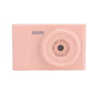 RiToEasysports Cámara Digital 1080P, Cámara Vlog ABS de 48 MP con Lente Dual Delantera y Trasera, de Viaje Recargable por USB de 800 MAh con Luz de Relleno para Estudiantes y Fotografía (Pink)