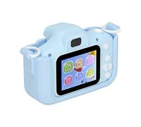 RiToEasysports Cámara Infantil con Funda de Silicona Antigolpes y Cordón | Pantalla HD de 2.0 Pulgadas, 2000 Píxeles con Enfoque Automático, Pegatinas y Marcos para Fotos, Minijuegos Integrados,