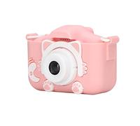 RiToEasysports Cámara Infantil con Funda de Silicona Antigolpes y Cordón | Pantalla HD de 2.0 Pulgadas, 2000 Píxeles con Enfoque Automático, Pegatinas y Marcos para Fotos, Minijuegos Integrados,