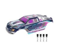 RiToEasysports Carcasa de Repuesto para Coche RC (PURPLE) | Diseño de Graffiti, Resistente a Impactos, Moldeado de Una Sola Pieza, para SCY16101 Camión RC 1:16