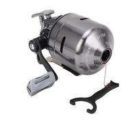 RiToEasysports Carrete de Pesca de Cara Cerrada, Rueda de Pesca de Disposición Automática de Línea de Acero Inoxidable, Equipo de Alta Velocidad para Pescadores (Gray)
