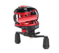 RiToEasysports Carrete de Pesca de Largo Alcance, Relación de Engranaje 7.2:1, Freno Magnético, Fuerza de Frenado de 8 Kg, Rodamientos 17+1 BB, con Diseño Impermeable a Prueba (Versión estándar 7.2