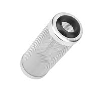 RiToEasysports Caso Neto del Filtro de Malla de Acero Inoxidable para Acuario: Evite el de Filtro de Bloqueo - Ideal para Acuario (Pequeño diámetro Interno de 12 mm)