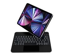 RiToEasysports Casos de Teclado, Teclado Inalámbrico de Rotación de 360 Grados con Trackpad Retroiluminado para iOS Pro 11in para la Tableta de 10.9 Pulgadas