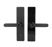 RiToEasysports Cerradura de Puerta Electrónica Inteligente con Control de Huellas Dactilares y Aplicaciones, Teclado de Pantalla Táctil de Aleación de Aluminio con Espejo Acrílico, Múltiples Métodos