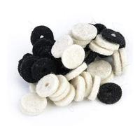 RiToEasysports Cerraduras de Correa de Guitarra, botón de Correa Arandela Guitarra Arandela de uñas Correa de Bloqueo Almohadilla de Fieltro Partes de Guitarra Reemplazo de Guitarra Accesorio de i