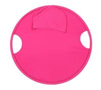 RiToEasysports Cesta de Lavandería Plegable, Cesta de Ropa Lavable, Ligera y Portátil con Estructura Rodante para Organización de Almacenamiento, Viajes, Decoración del Hogar Al Aire (Rosa roja)