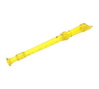 RiToEasysports Clarinete ABS Transparente Clarinete de 8 Agujeros para Estudiantes Principiantes Estructura Integrada con Varilla de Limpieza Instrumento de Viento Agudo Portátil para Práctica y