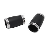 RiToEasysports Clarinete Barril, Elegante Negro y Plata Tubo de Ajuste B Plano para Mejorar Tono y Juego, Accesorio Profesional para Músicos Estudiantes y Conciertos