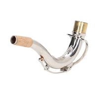 RiToEasysports Codo de Saxofón de Metal con Cuello Doblado para Saxofón Tenor para una Excelente Circulación del Aire, Alta Resonancia y un Sonido Agradable, Adecuado para la Mayoría de los