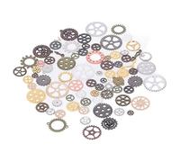 RiToEasysports Colección de colgantes Steam Punk Gear de 100 g para hacer joyas hechas a mano y decoraciones de máscaras