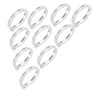 RiToEasysports Colgantes de Marco Hueco, Hallazgos para Hacer Joyas de Bricolaje, Colgante de Marco Abierto de Aleación para Collar de Resina, Aretes, Proyectos de álbumes de Recortes, 10 Piezas en