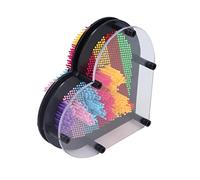 RiToEasysports Colorido Pin Art Board 3D Handprint Modelo para Decoración de Escritorio y Creatividad Juguete de Plástico para Niños