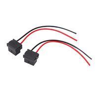 RiToEasysports Conexión de Luz Femenina de Gamma de Aplicaciones de Instalación de FAI: TE de 2 para Bicicletas ABS Resistente a los Barcos [Cableado del Enchufe LED]