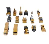 RiToEasysports Conjunto de Modelos de Vehículos de Construcción de Ingeniería de Aleaciones, Colección Diversa de Juguetes de Vehículos de Construcción de Ingeniería Realista para Niños