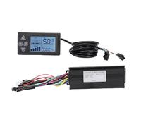 RiToEasysports Controlador de Bicicleta de Onda Sinusoidal de 3 Modos y 30 A, Controlador de Motor sin Escobillas Resistente Al Agua con Pantalla LCD, para Motores Hall y No Hall de 750 W