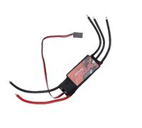 RiToEasysports Controlador Electrónico de Velocidad ESC 50A sin Escobillas RC, con Protección de Temperatura contra Sobrecorriente y Arranque con una Tecla, para Modelos de Aviones