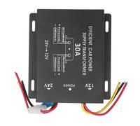 RiToEasysports Convertidor de Voltaje de 24 V a 12 V Fuente de Alimentación de Metal con Fusible Incorporado y Disipación de Calor para Camiones, Vehículos Recreativos, SUV, Autobuses, Radio de (30A)