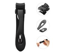 RiToEasysports Cortaúñas Profesionales de Acero Inoxidable para Salón y Uso Personal para Hombres y Mujeres, Negro (BLACK)