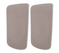 RiToEasysports Cubierta de la Rejilla del Altavoz Trasero Cubierta de la Parrilla del Altavoz Trasero ABS 2PCS OE 04007521AAE0 Reemplazo Beige para 2002 a 2006 Protección Interior del
