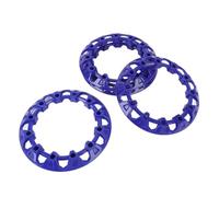 RiToEasysports Cubierta de Llanta de Rueda, ABS, Cubierta de Protección de Cubo de Embellecedor de Rueda de ATV de 8 Pulgadas para Go Kart, Ajuste Universal para Usuarios de ATV (Blue)