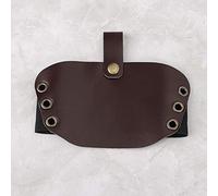 RiToEasysports Cubierta para Zapatos de Motociclista, Material de PU con Potente Protección para Zapatos de Guardia de, Ajuste Cómodo para Viajeros Diarios y Conductores de Larga Distancia (BROWN)