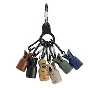 RiToEasysports Cubiertas para Anzuelos de Pesca, 6 uds., Funda Protectora de Anzuelo de Calamar ABS con Clamp/Holder de Rosca para Señuelos de Pesca Al Aire, Accesorios para Aparejos (Tipo 2)
