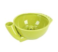 RiToEasysports Cuenco de Cerámica para Lavar Bayas, 6.69in Diseño de | Construcción de Cerámica de Grado Alimentario, Base Pesada Estable para Enjuagar en la Encimera, Flujo Circular de Agua