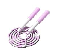 RiToEasysports Cuerda para Saltar Segmentada, Cuerdas para Saltar con Cuentas Clásicas Cuerda para Saltar con Cuentas Blandas para Niños y Estudiantes (Púrpura)