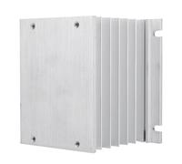 RiToEasysports Cuerpo de Enfriamiento SSR para Tres Fases Relé de Cuerpo Sólido Material de Aluminio Duradero Diseño de Radiador Montable para Proyectos de Impulso para el Hogar