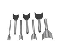 RiToEasysports Cutter de Cinturón de Cinturón de Punzón de Manteo Resistente Al Desgaste para la Billetera Artesanal de Cuero y la Banda de Vigilancia 7pcs 10-40 Mm