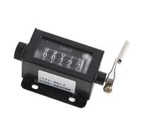 RiToEasysports D67F Contador Mecánico de 5 Dígitos, Tally Click Reiniciable con Fijación por Tornillo para Máquinas de Prensa Industriales Que Imprimen Textiles