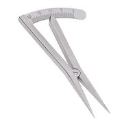 RiToEasysports Determinación de una Herramienta Ajustable Medidor de Acero Inoxidable para Trabajo de Cuero Hecho a Mano, Trabajo de Madera, de Metal (Calibre de marcado autogollado)