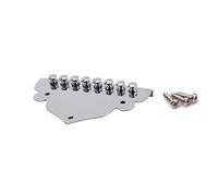 RiToEasysports Diapasón de Mandolina Aleación de Zinc Reemplazo de Puente Triangular de 8 Cuerdas con Tornillos para Guitarra Mandolina, Fácil Instalación Ajuste Universal Protección Duradera para