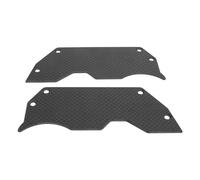RiToEasysports Difusor de Presa de Aire Cubierta de Rueda de Fibra de Carbono Juego Liviano Izquierdo y Derecho Deflexión del Viento Mejorada Fácil Instalación para Autos Arrma Limitless Infraction