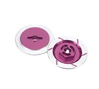 RiToEasysports Disco de Freno de Rueda de Coche RC de Aleación de Aluminio de 4 Piezas, Superficie de Frenado No Direccional con Diseño Resistente, Apto para Escala HSP 94123 R31 1 10 (Purple)