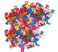 RiToEasysports DIY 300pcs Letras de Madera Craft con Decoración de Alfabeto de Dibujos Animados para Niños Educación
