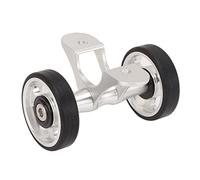 RiToEasysports Easywheel, Guardabarros de Bicicleta Easywheel Guardabarros Rodillos Ruedas Rueda Doble para Bicicleta Guardabarros Trasero Accesorios de Bicicleta(Plata)