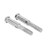 RiToEasysports Eje de Rueda Delantera de Metal para Coche ECX Series 2WD RC Hobby Modelo 1/10, con Mecanizado de Precisión CNC (Plata ECX1035S)