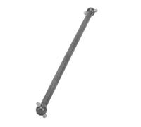 RiToEasysports Eje de Transmisión de Rueda RC de Acero de 141 Mm, Eje de Transmisión Central de Metal para Automóviles RC Serie 1/7 1/8, Piezas de Repuesto (Black)