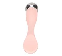 RiToEasysports El Aplicador con Crema de Ojos de Rodillo Suave Reduce los Círculos Oscuros Hinchados para El Masaje Facial de Silicona Rosa