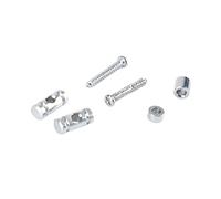 RiToEasysports El Metal del Retenedor de la Guía del árbol de la Cuerda del Rodillo de la Guitarra Mejora la Estabilidad de la Afinación para El Guitarrista (SILVER)