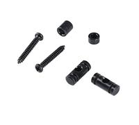 RiToEasysports El Metal del Retenedor de la Guía del árbol de la Cuerda del Rodillo de la Guitarra Mejora la Estabilidad de la Afinación para El Guitarrista (BLACK)