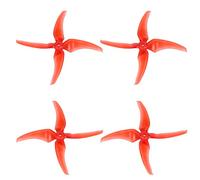 RiToEasysports Emax Avan Scimitar 5 pulgadas 2.8 Pitch 4 cuchillas Hélice, 2 pares CW CCW alta calidad durable Hélices con diseño equilibrado para FPV Racing RC Drone